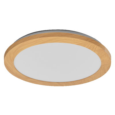 Orbis Disc 30CM 22W Click CCT IP44 Wood Decor
