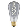 Vintage 1906 Edison 15 Filament 4W 818 Smoke E27