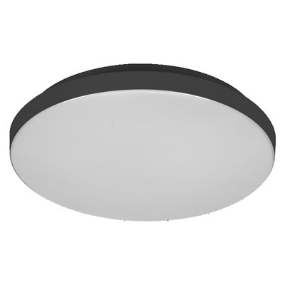 Essential Orbis IP44 290mm 18W 830 Black