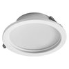 LED Downlight Set IP44 Dim Slim 160mm 18W Metal 830 White