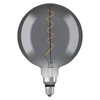 Vintage 1906 Big Globe 15 Filament DIM 4W 818 Smoke E27