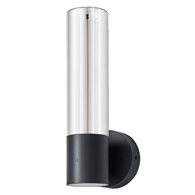 ENDURA Decor Filament Wall Daylight Sensor 8W IP54 Dark Grey