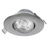 Spot Set Recess Adjustable 4.9W 830 36° Satin Nickel