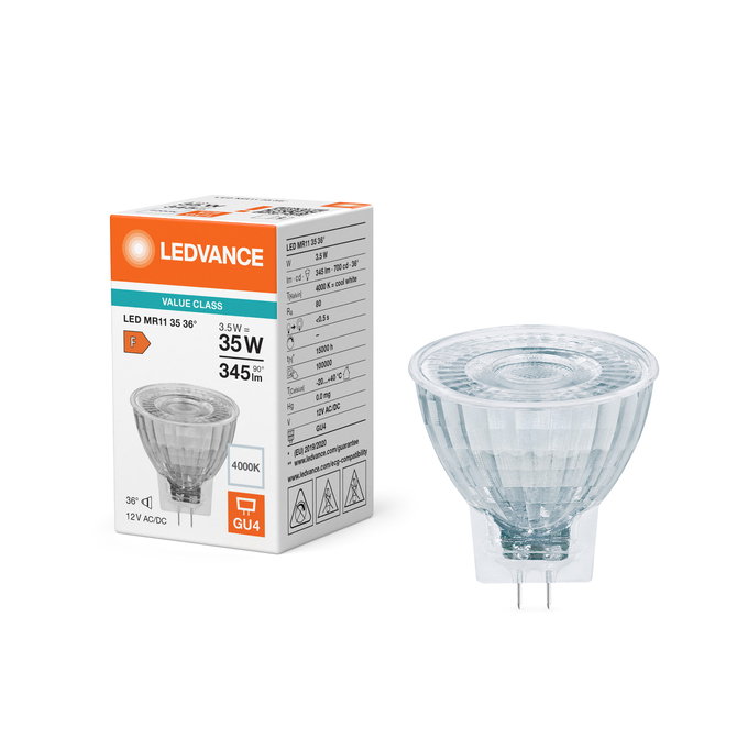 LED MR11 35 36° V 3.5W 840 GU4