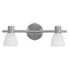 LED Spot Vase 2xG9 Brushed Nickel