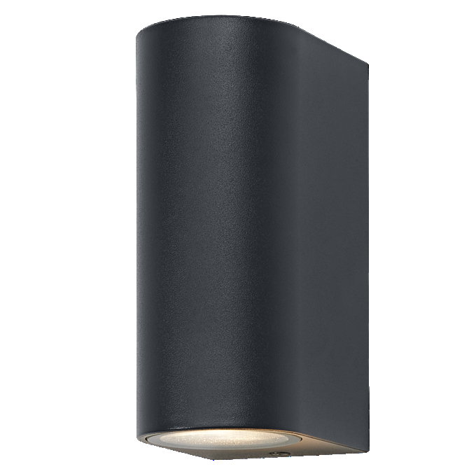 ENDURA Classic Tube Updown Wall GU10 IP54 Dark Grey