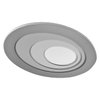 Orbis Spiral Oval 720mm 59W Click Dim 830 Grey