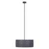 Decor Felt Weaving Pendant 480 mm 3XE27 Dark Grey