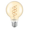 Vintage 1906 Globe 80 60 Spiral Filament DIM 8W 922 Gold E27