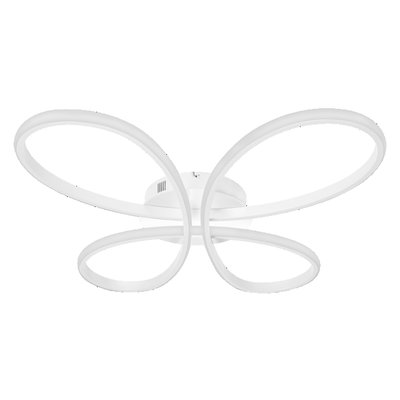Decor Butterfly Ceiling 40W Tunable White DIM Remote Control White