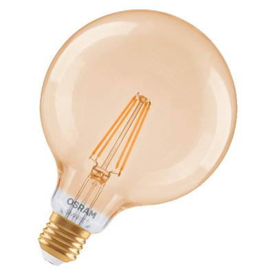 SMART+ MATTER Filament Dimmable Classic Globe 53 6W 824 Gold E27