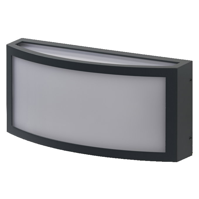 ENDURA Classic E27 IP65 Cuadra Wall Dark Grey