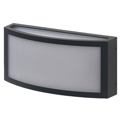 Endura Classic E27 IP65 Cuadra Wall Dark Grey