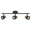Decor Spot Cork GU10 Black 3x3.4W 927 DIM