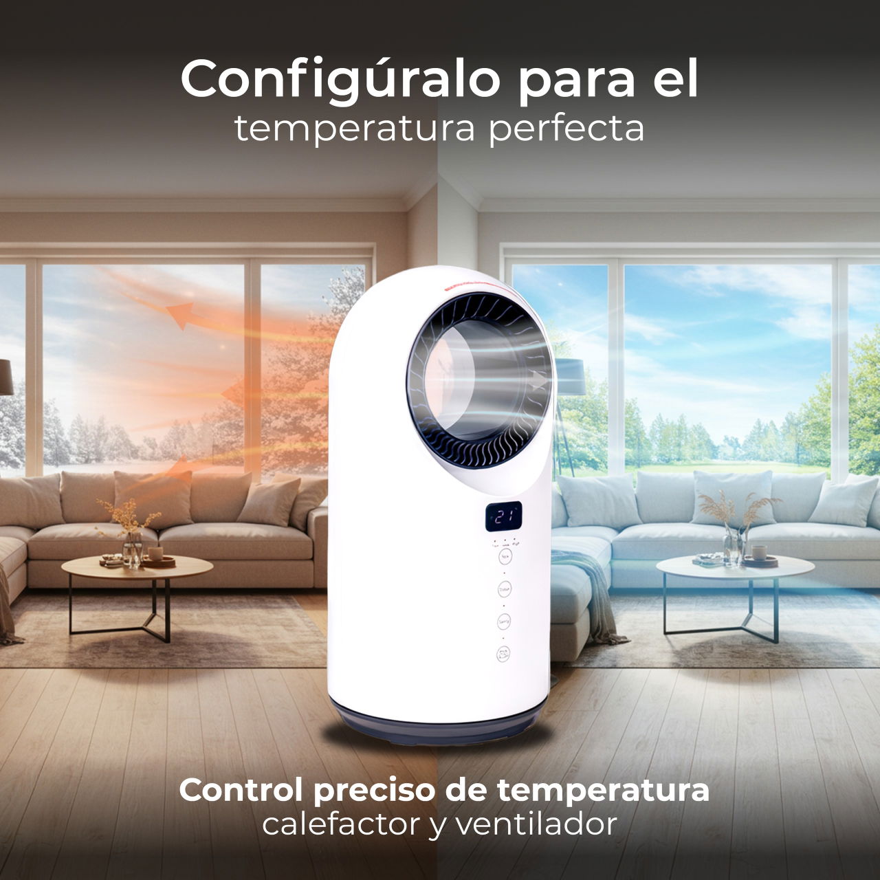 Breeze Bladeless Heater and Fan