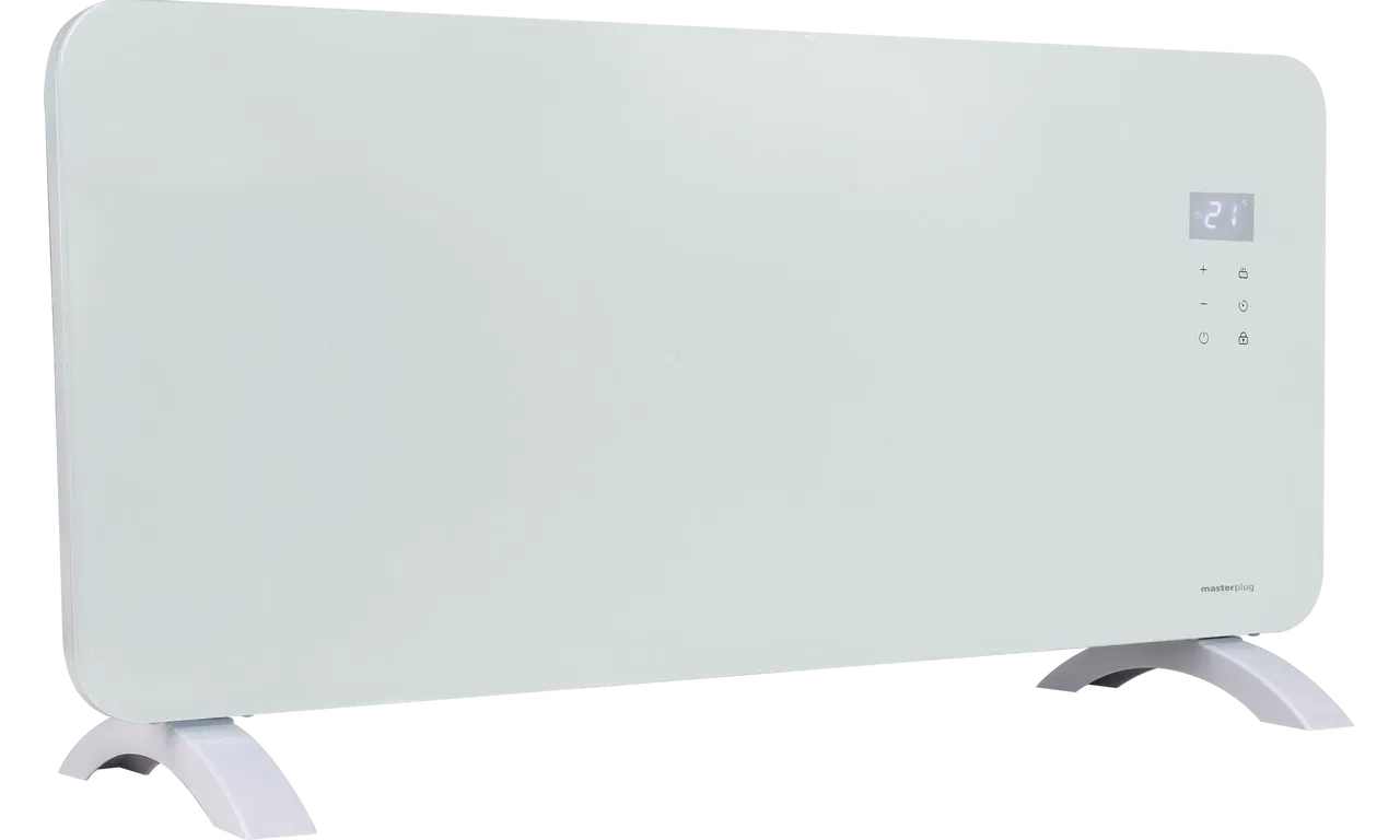 Auraline White Glass Panel Heater