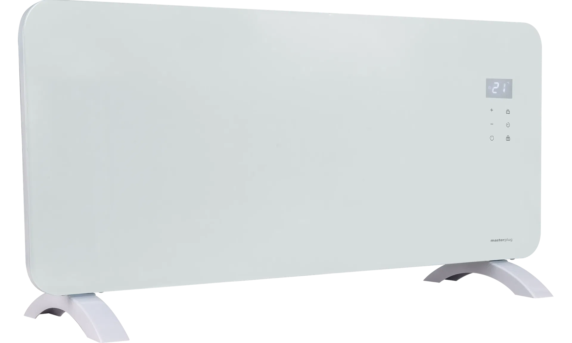Auraline White Glass Panel Heater