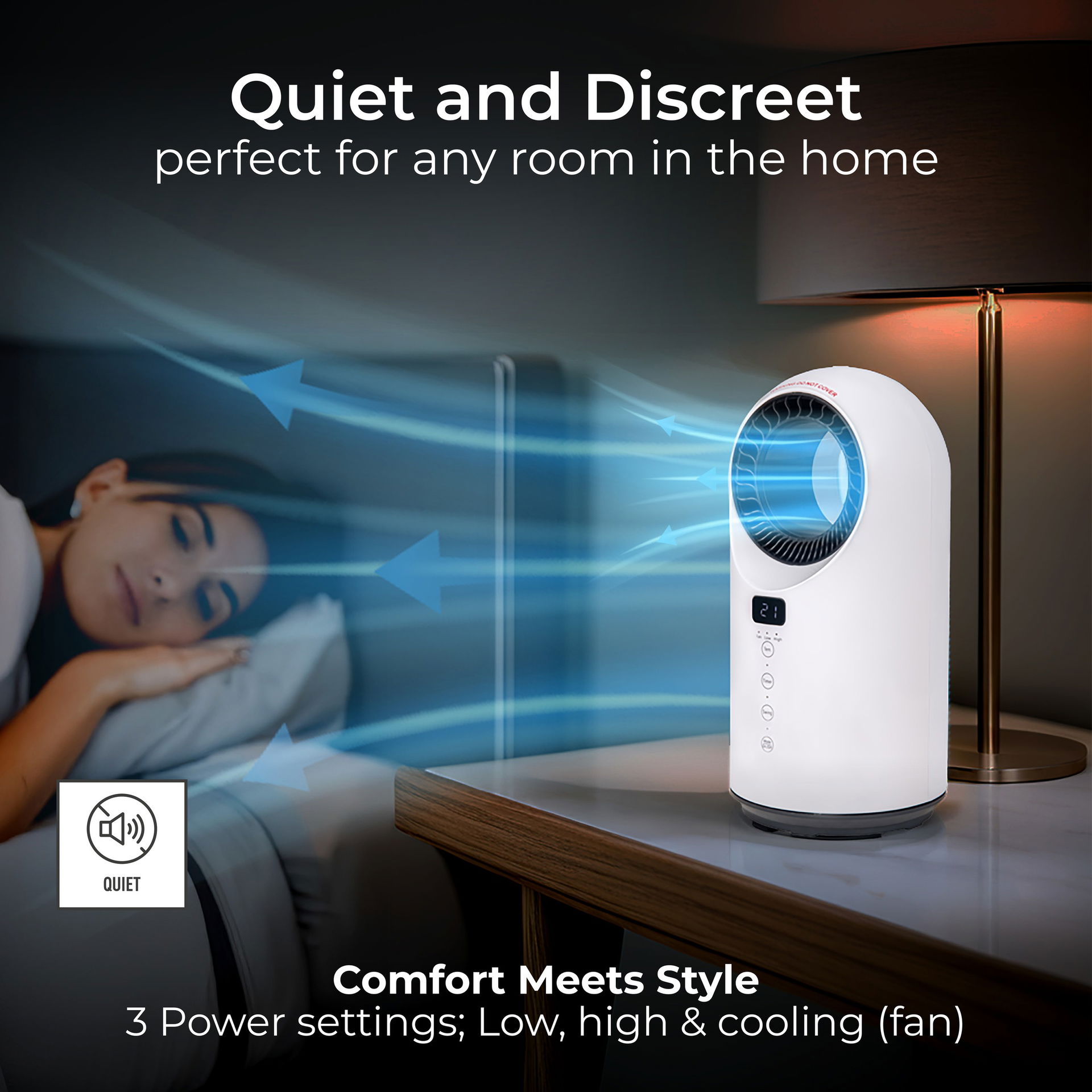 Breeze Bladeless Heater and Fan