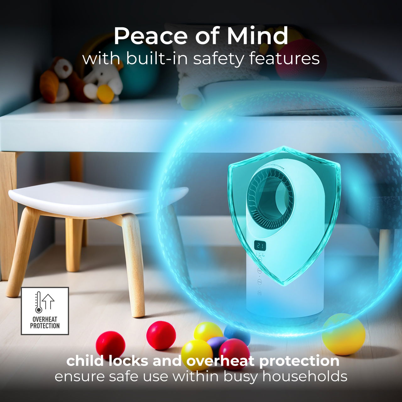 Breeze Bladeless Heater and Fan