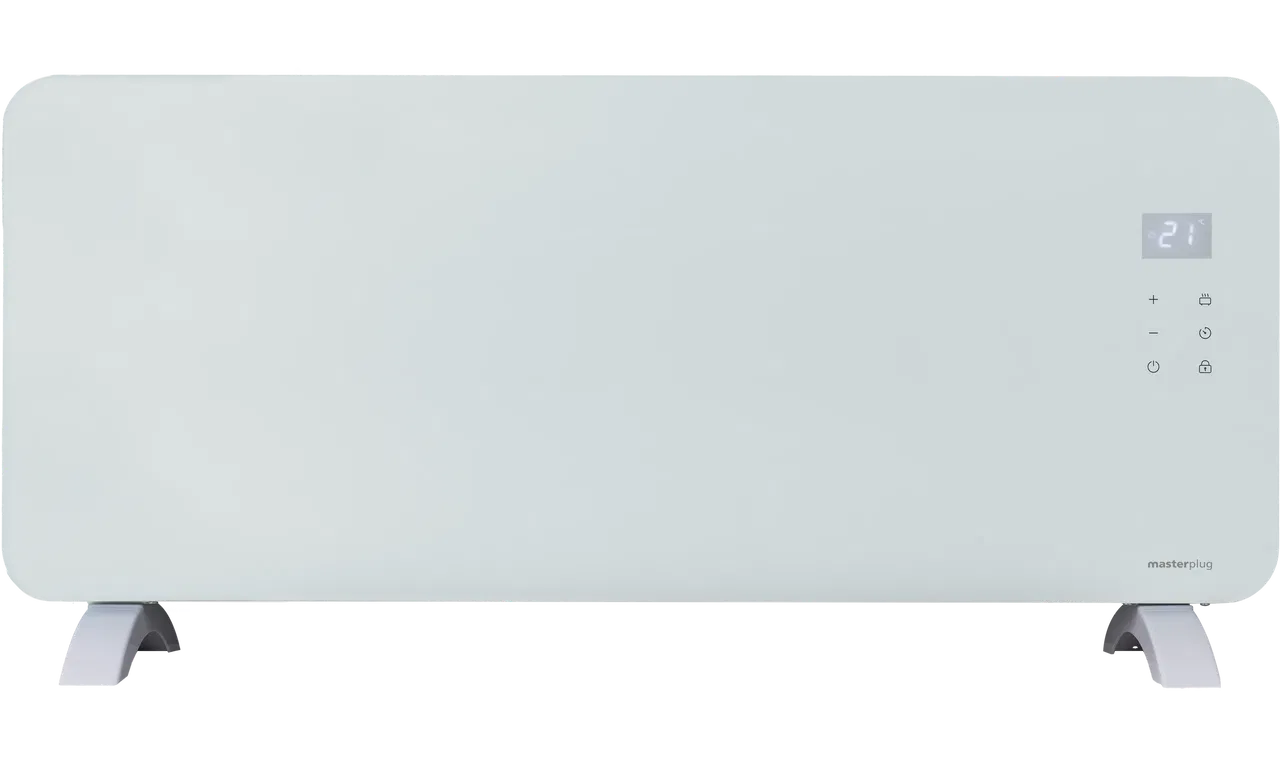 Auraline White Glass Panel Heater