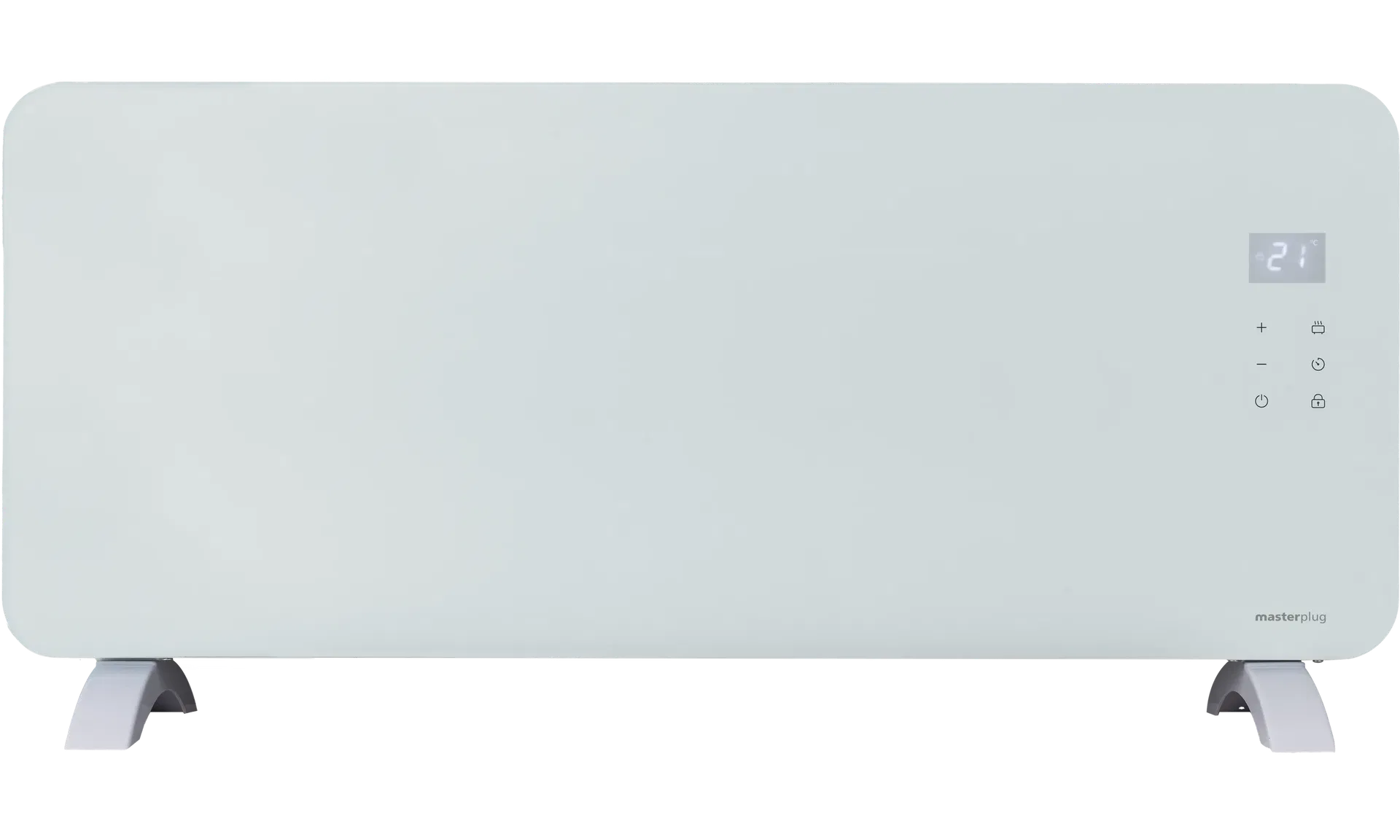 Auraline White Glass Panel Heater