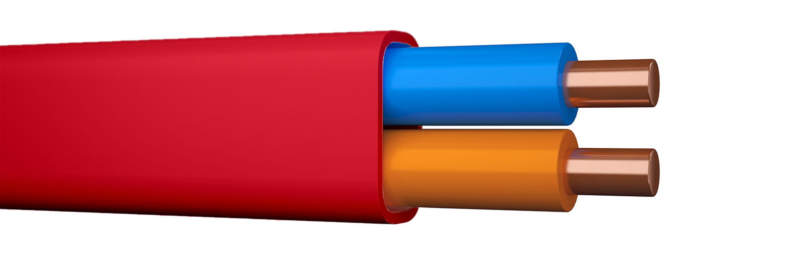 ELQRB PURE 2X0,6 MM RÖD