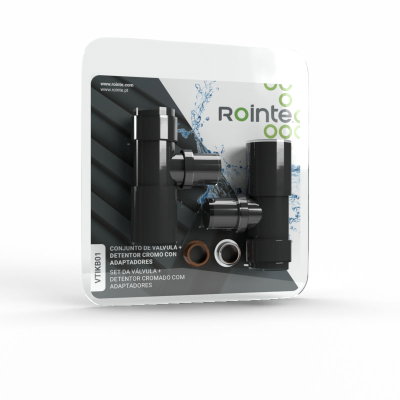 Valve + Lockshield + Adapter Kit