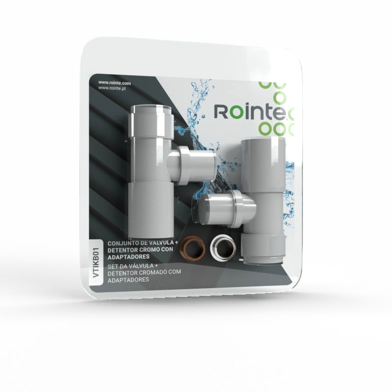 Valve + Lockshield + Adapter Kit
