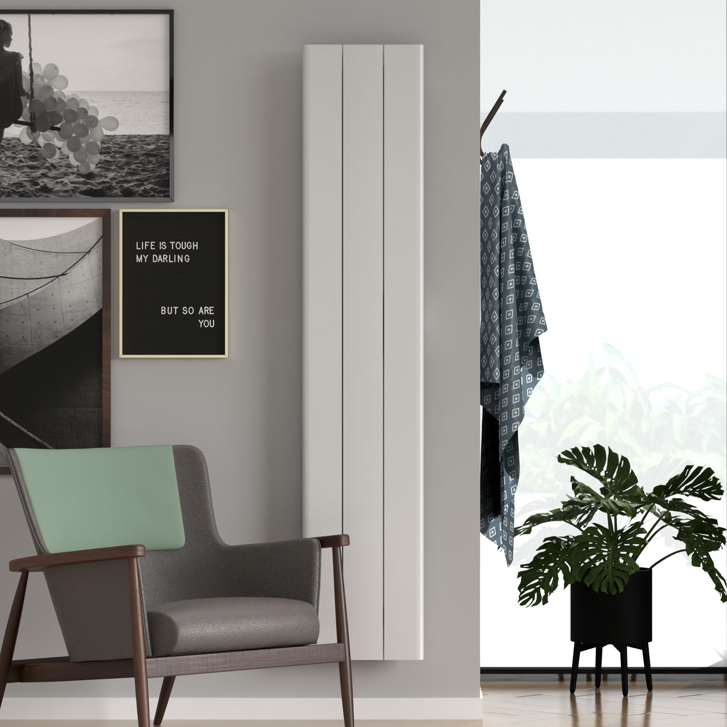 PALAOS WiFi Vertical Electric Radiator